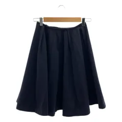 YOKO CHAN / ヨーコチャン | ウール フレアスカート | 38 | ネイビー | レディース