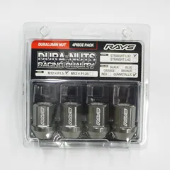 レイズ ジュラルミンナット L32 M12xP1.5 ガンメタリック 4個入り