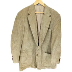 ランズエンド LANDS END 90S 胡桃ボタン コーデュロイテーラードジャケット メンズ  48L