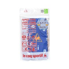 ★ブルー★ ルコック　スーパークールタオル　Lサイズ　le coq sportif cool towel　接触冷感タオル　青色