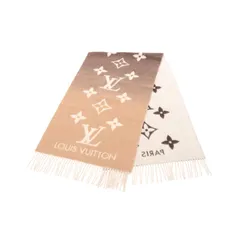 クリーニング済み✨【良品】ルイヴィトン　マフラー　ブラウン LOUIS VUITTON ルイヴィトン マフラー ミンクマフラー ショート