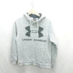 ◇ ⊇ UNDER ARMOUR アンダーアーマー 裏起毛 長袖 パーカー サイズSM グレー系 レディース E  【1501230007474】