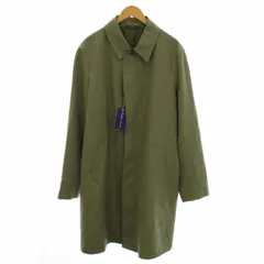 ラルフローレン パープルレーベル RALPH LAUREN PURPLE LABEL ステンカラーコート バルマカーンコート アウター ロング タグ付き ウール 44R S カーキ /YTのサムネイル
