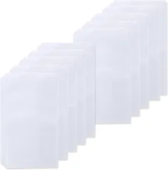 Noalife(ノアライフ) アクスタケース 推し活グッズ 収納 持ち運び ファイル 6リングファスナーケース リフィル チェキ アルバム チェキ帳 2ポケット10枚セット( リフィル 2ポケット10枚セット,  A6)