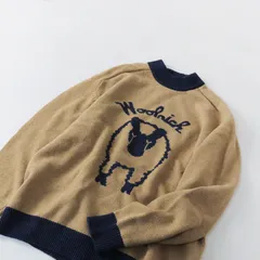 美品 ウールリッチ WOOLRICH RECYCLE JACQUARD SWEATER ウールニットプルオーバー S/ベージュ トップス【2400013627092】のサムネイル