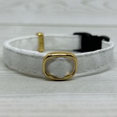 【新作】猫　首輪　白