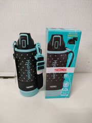 【未使用】THERMOS 真空断熱ボトル  1.0L ドットブラック　FHT-1000F