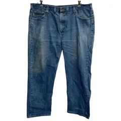 carhartt デニムパンツ W44 インディゴブルー カーハート ジップアップ ビッグサイズ アメカジ ジーンズ古着卸 アメリカ仕入 2507-328
