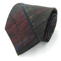 ピエールカルダン ブランド ネクタイ シルク 総柄 メンズ ブラック Pierre Cardin 【中古】