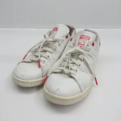 ◇ Θ adidas アディダス スタンスミス スニーカー サイズ24 ホワイト レッド レディース E  【1504240012223】