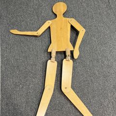 上半身のマネキン(赤、青) ポストモダン vintage 現代アート オブジェ