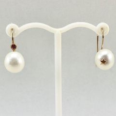 【良品】スタージュエリー　K10 パール　アシンメトリーデザイン　2.4g