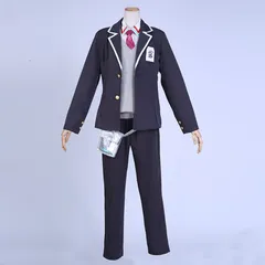 【1～3日以内に発送！】コスプレ衣装 にじさんじ VTuber 風 剣持刀也 キービジュアル 制服 【女性Lサイズ】