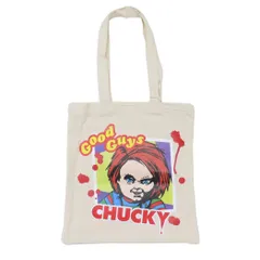 【メール便】チャッキー トートバッグ キャンバストート アイポップ 丸眞 手提げかばん A4サイズ対応 映画キャラクター グッズ 