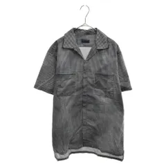 LANVIN (ランバン) Lドットロゴ総柄半袖シャツ ブラックのサムネイル