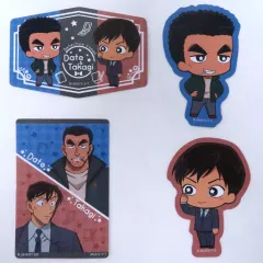 【中古】シール・ステッカー 6.伊達＆高木 「名探偵コナン SDダイカットステッカーセット」