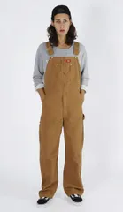 Dickies (ディッキーズ) オーバーオール Bib Overall Rinsed Brown Duck