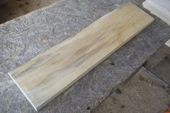 アウトレット トチ(橡)の一枚板 長さ約63.1cm 幅約14.8cm 厚さ約2.7cm DIY用 Z104