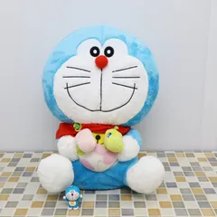 ▲ タグ付き 全長約42cm｜ドラえもん ぬいぐるみ｜  映画 ドラえもん2020 のび太の新恐竜｜ キュー&ミュー ハグっと ■O4000