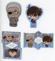 【中古】シール・ステッカー 黒田兵衛＆江戸川コナン 「名探偵コナン SDダイカットステッカーセット4」