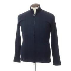 【中古】ディーケーエヌワイ DKNY コットンポリエステル ジップアップ カーディガン ネイビー【サイズXL】【メンズ】のサムネイル