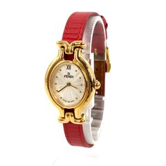 FENDI フェンディ カメレオン 640L チェンジベルト ホワイト文字盤 レディース腕時計 付属品あり 稼動品【PF-77】