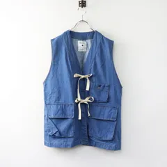 ニコアンド niko and C-1風デニムベスト F/ブルー トップス ジレ ビスチェ ノースリーブ 羽織り 【2400014408737】