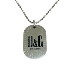 DOLCE&GABBANA【ドルチェ＆ガッバーナ】ロゴプレート ネックレス