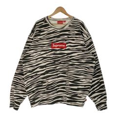 Supreme Box Logo Crewneck ゼブラ柄 S - メルカリ