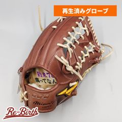 【クリーニング済み (高校野球対応)】 ミズノ 硬式グローブ / 外野手用 型付け済み (mizuno グラブ)[WE1274]