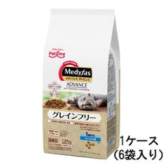 ペットライン メディファスアドバンス グレインフリー 1歳から フィッシュ味 1.25㎏(250g×5袋)×6袋