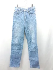 ◇ Θ SOMETHING ストレートジーンズ サイズXS ライトブルー系 レディース E  【1503050037037】