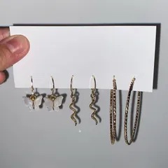 Cute Trio Set of Earrings