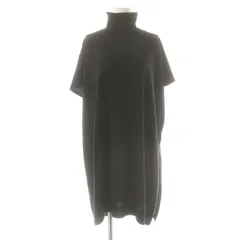 セントオブ SCENT OF FLOAT タートルネックポンチョ AP STUDIO取扱 ニット ウール 黒 ブラック /AT ■OS