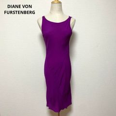 Diane von Furstenberg リブニット ワンピース N3458 - メルカリ