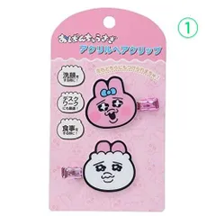エンスカイ(ENSKY)　おぱんちゅうさぎ　アクリルヘアクリップ　単品各種 【B6】