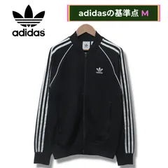 アディダスオリジナルス トラックジャケット M相当 ブラック adidas ORIGINALS 00s スリーストライプスーパースター SST ストリート Y2K ロゴ刺繍 トレフォイルマーク 黒 ジャージ スポーツウェア 古着 N6050