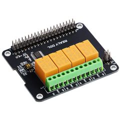 【在庫セール】Pi Pi拡張ボード4チャネルリレーボードモジュールRaspberry 4BおよびRaspberry Pi Raspberry 3モデルB +およびRaspberry GeeekPi Pi 3/2モデルB用のパワーリレーモジュール（プログラミング