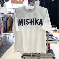 MISHKA ミシカ⚫︎半袖　Tシャツ　ロゴ　ホワイト　M L