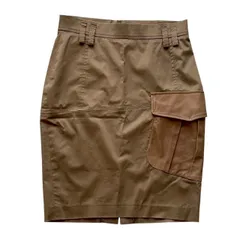 BRUNELLO CUCINELLI ブルネロクチネリ タイトスカート 茶系  ポケット 膝丈 レディース サイズ40 Lサイズのサムネイル