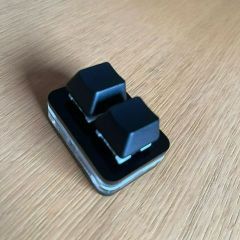2キー 赤軸 片手 キーボード カスタム OSU キーパッド プログラミング ホットスワップ マクロ ショートカット コピペ ミニ リズムゲーム メカニカル