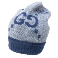 グッチ GUCCI 美品 ビッグGG カシミヤ ニットキャップ ニット帽