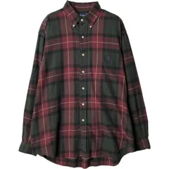 古着 ラルフローレン Ralph Lauren 長袖 ボタンダウンチェックシャツ メンズL相当/eaa583066