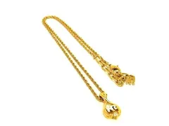 ■美品■ NINA RICCI ニナリッチ ラインストーン ネックレス ペンダント アクセサリー レディース ゴールド系 DF5372