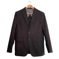 【COMME CA ISM】 テーラードジャケット｜Mサイズ｜メンズ｜ブラック｜2ボタン｜綿100％｜ビジネスカジュアル