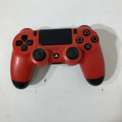動作確認済み PS4 DUALSHOCK4 純正 ワイヤレスコントローラー CUH-ZCT1J レッド 【送料無料】AAL1009小9044/1107