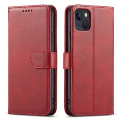 【人気商品】ケース 手帳型 スマホケース 手帳型 11 携帯カバー レザー 軽量 薄型 耐衝撃 耐摩擦 全面保護 iPhone マグネット式 カード収納 スタンド機能iphone11ケース 6.1 インチ対応 PinLiSheng(iPhone11 赤いバック