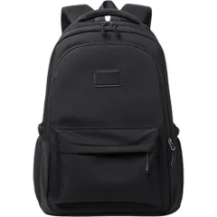 ☆ ブラック ☆ リュック 通学通勤 大容量 撥水 リュック 大容量 リュックサック レディース メンズ 通勤 通学 A4 pcリュック パソコン ビジネス オフィス おしゃれ シンプル カジュアル バッグ 鞄 かばん バック デイパック PC