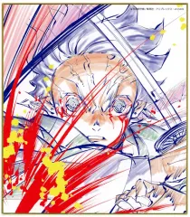 【中古】紙製品 竈門炭治郎 「鬼滅の刃 全集中展 -無限列車編・遊郭編- 作画スタッフ全集中複製ミニ色紙C」