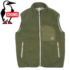 CHUMS (チャムス) CH04-1418 Booby Stitch Fleece Vest ブービーステッチフリースベスト CMS160 全2色 M032Olive L
